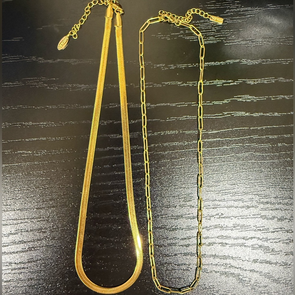Gold Layered Necklace Set